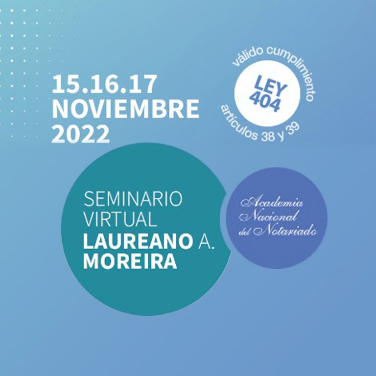 SEMINARIO VIRTUAL “LAUREANO A. MOREIRA”