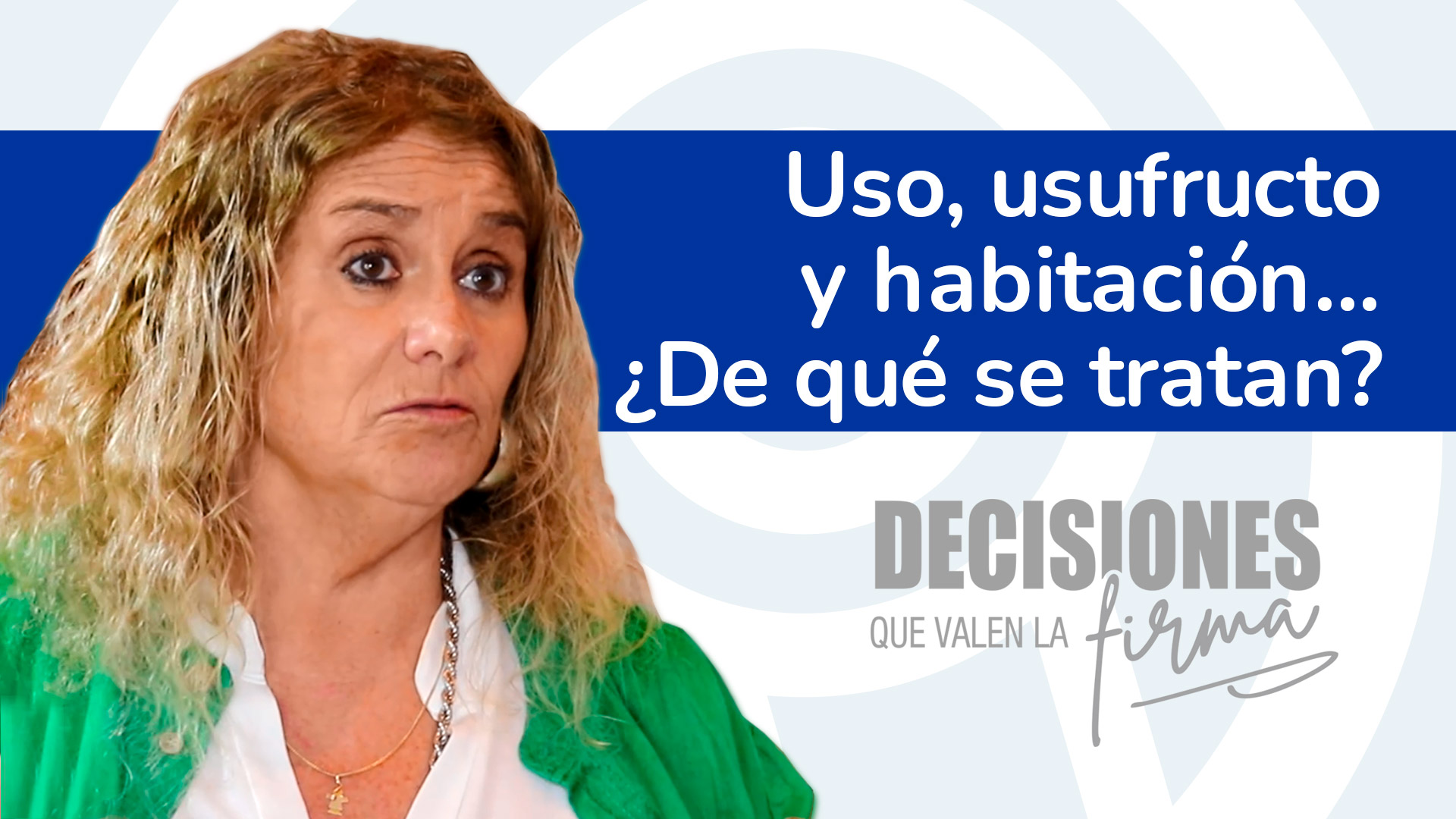 ¿Qué son los derechos de uso, usufructo y habitación?